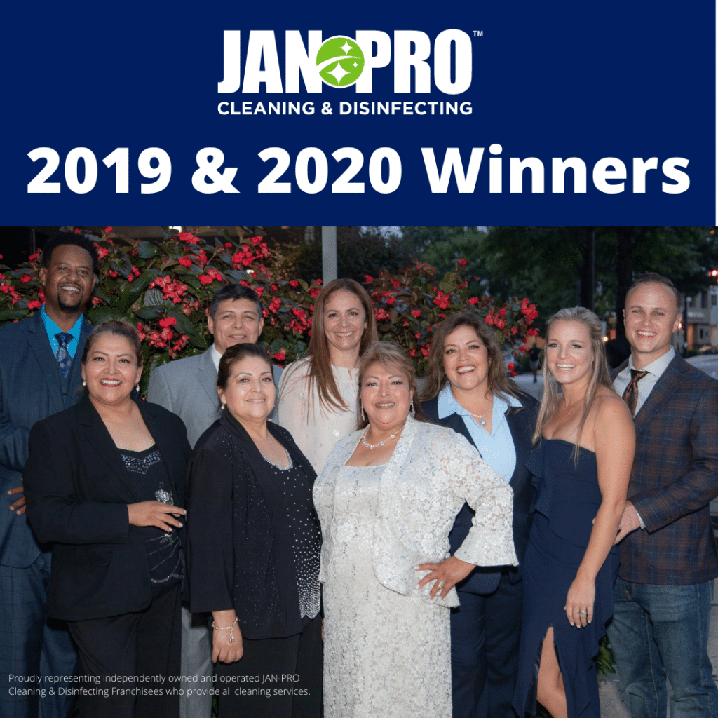 Honoring JAN-PRO Cleaning & Disinfecting's Certified Business Owner of the Year Winners