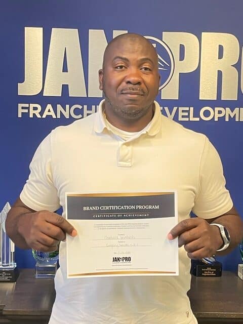 Chad Wimbush – New JAN-PRO Cleaning & Disinfecting Certified Franchisee