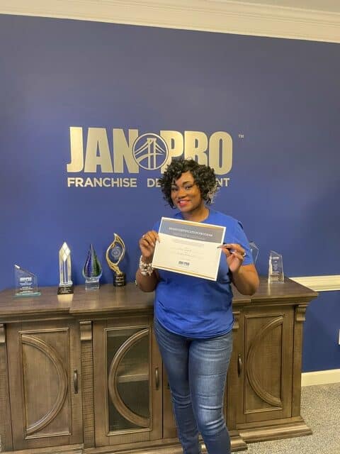 Keela Edwards – New JAN-PRO Cleaning & Disinfecting Certified Franchisee