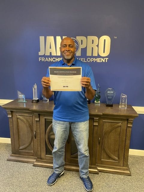 Otto Williams, III – New JAN-PRO Cleaning & Disinfecting Certified Franchisee